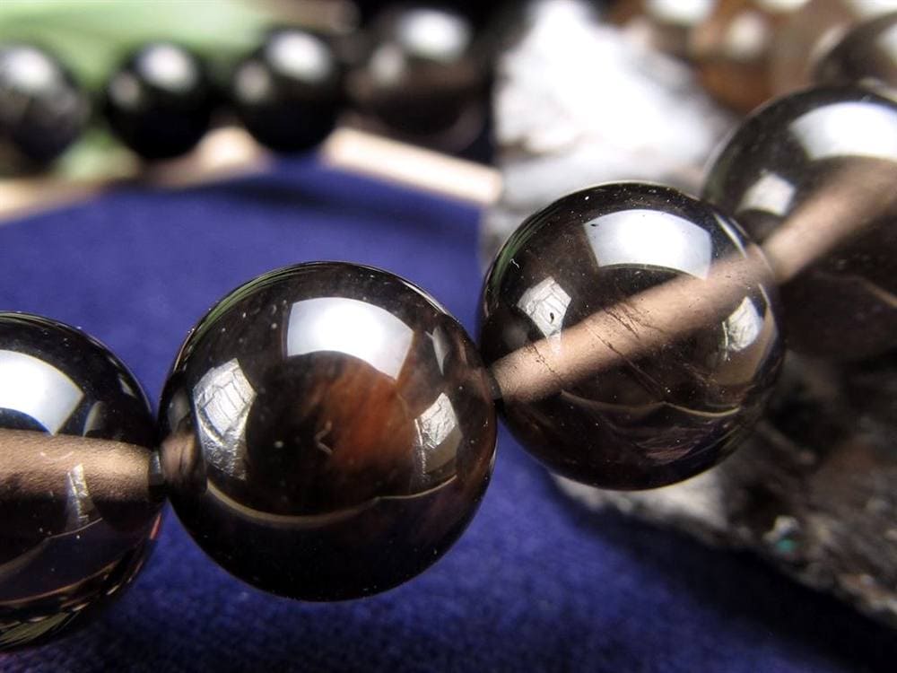 オブシディアン 黒曜石 ブレスレット クリストバライト 星ヶ塔遺跡産