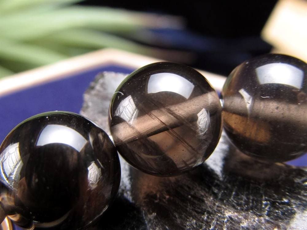 オブシディアン 黒曜石 ブレスレット クリストバライト 星ヶ塔遺跡産