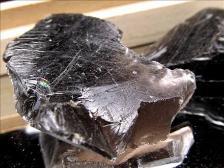 オブシディアン 黒曜石 原石 クリストバライト 星ヶ塔遺跡産