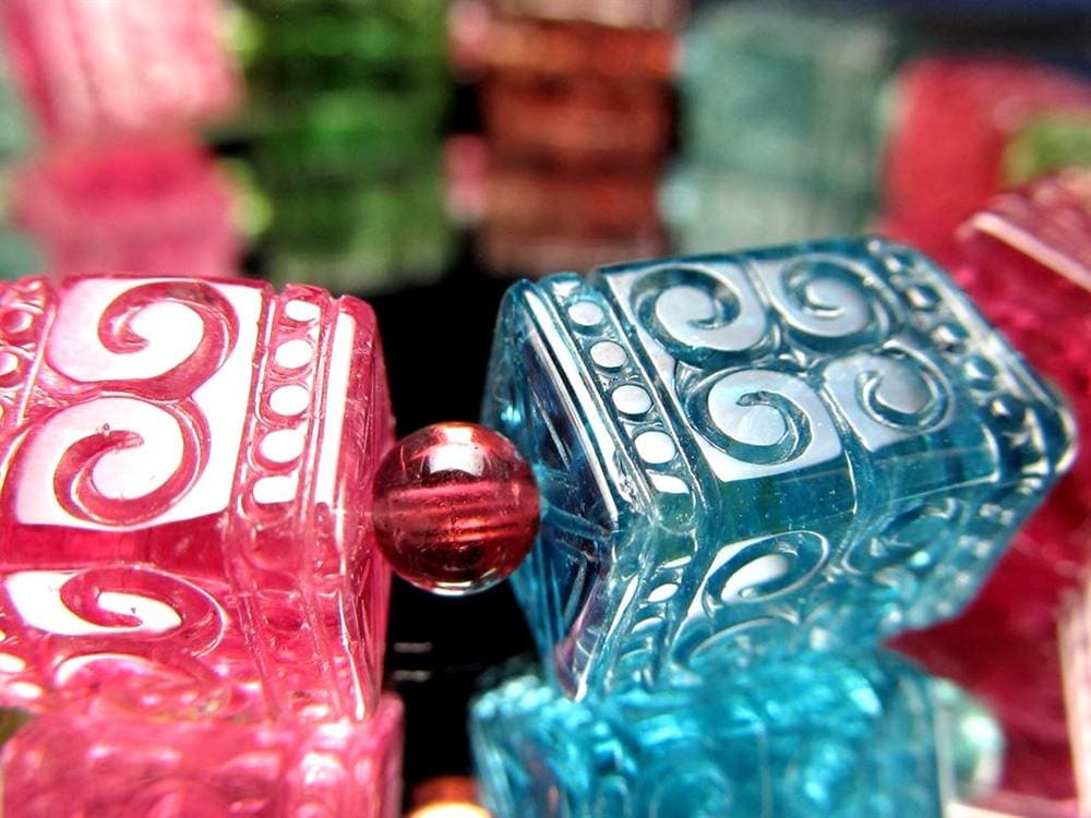 ピンクトルマリン ルベライトトルマリン ドラバイトトルマリン ヴェルデライトトルマリン トルマリン マニコロ マニ車 10月の誕生石