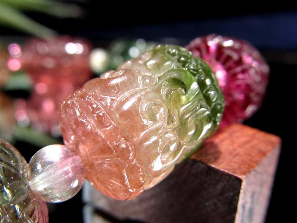 ピンクトルマリン ルベライトトルマリン ドラバイトトルマリン ヴェルデライトトルマリン トルマリン マニコロ マニ車 10月の誕生石