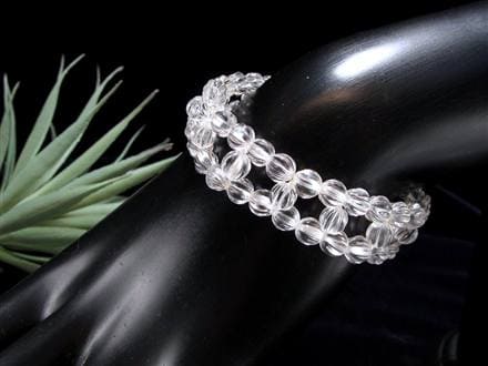 水晶 クリスタル バングル ブレスレット クオーツ 天然石 パワーストーン
