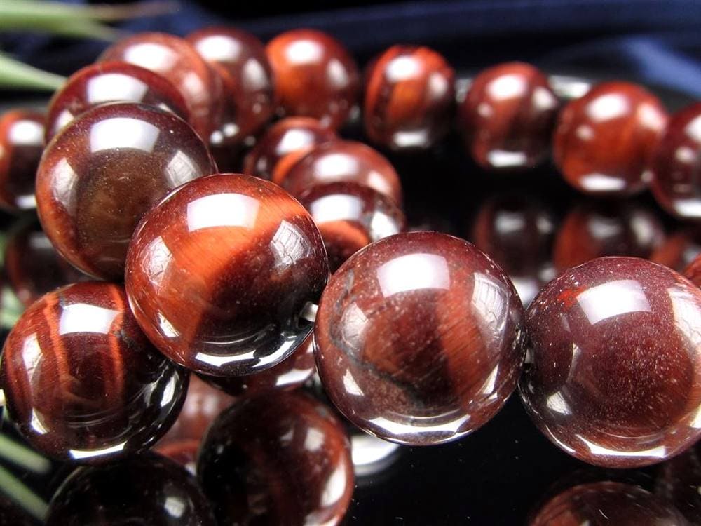 レッド タイガーアイ 虎目石 ブレスレット 金運 天然石