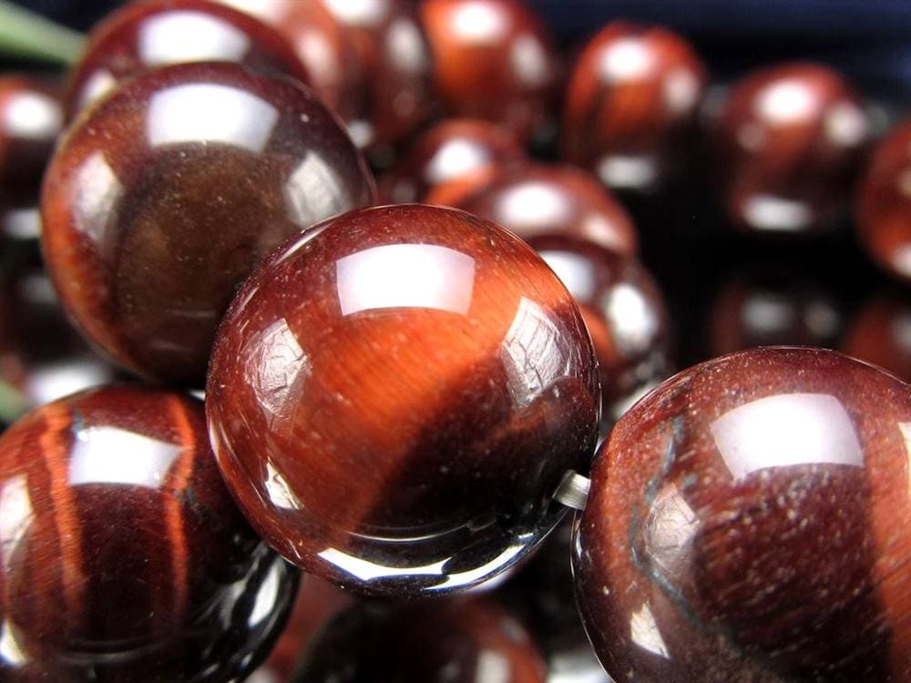 レッド タイガーアイ 虎目石 ブレスレット 金運 天然石