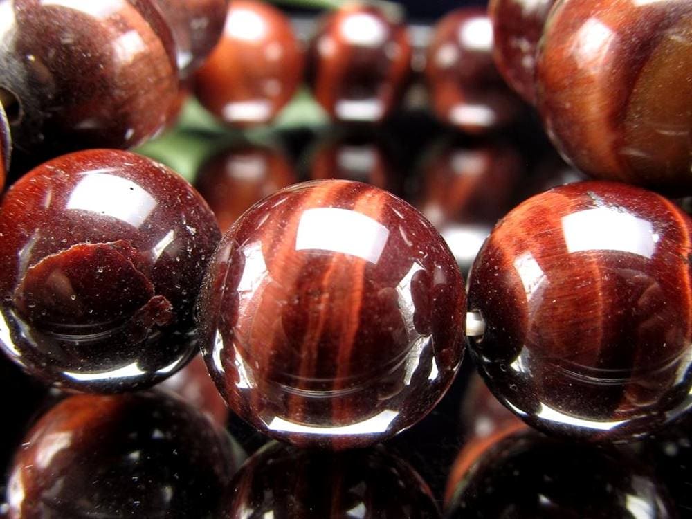 レッド タイガーアイ 虎目石 ブレスレット 金運 天然石