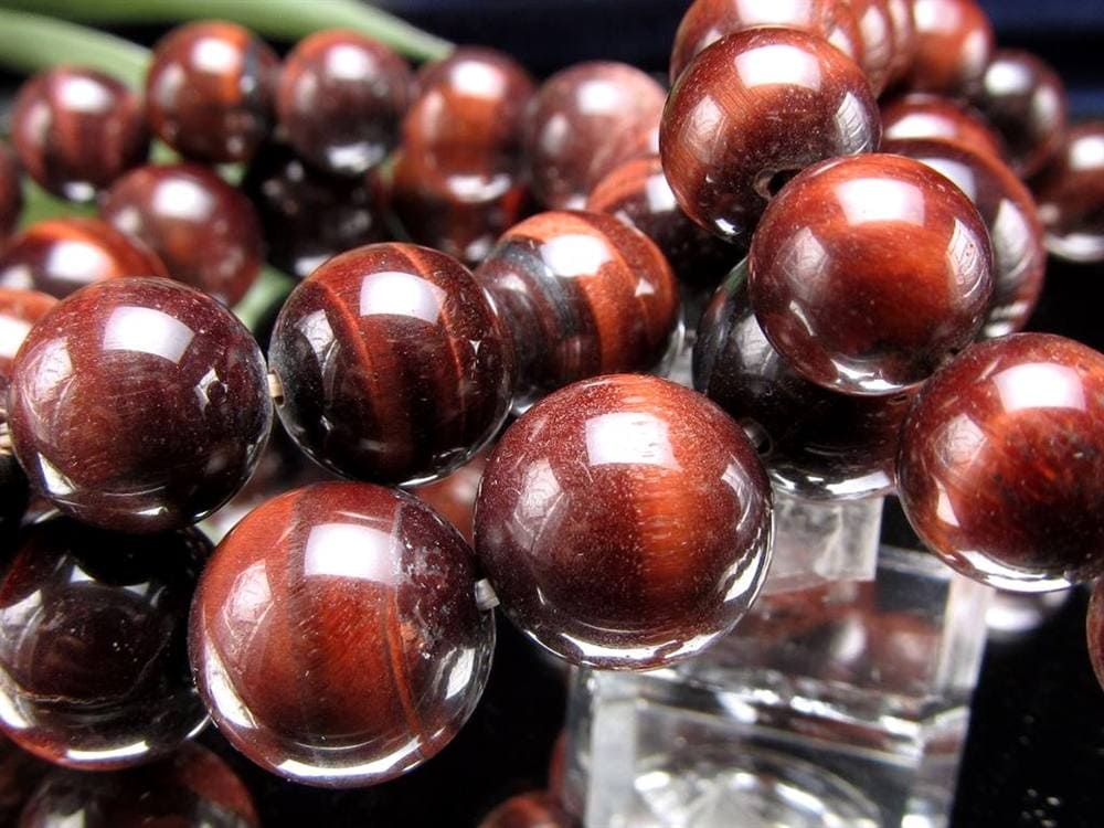 レッド タイガーアイ 虎目石 ブレスレット 金運 天然石