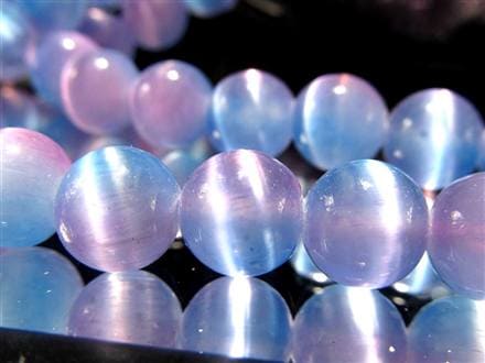 セレナイト 天然ジプサム 透石膏 ビーズ連 連材