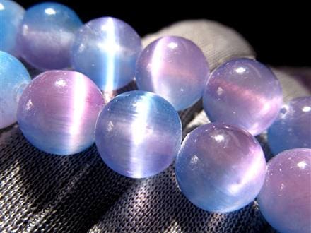 セレナイト 天然ジプサム 透石膏 ビーズ連 連材