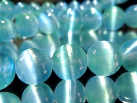 セレナイト 天然ジプサム 透石膏 ビーズ連 連材