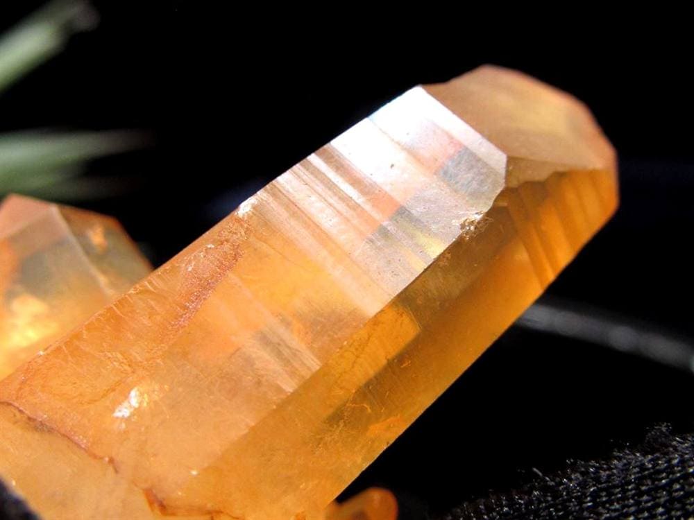 タンジェリンクォーツ 蜜柑水晶 原石 クラスター パワーストーン