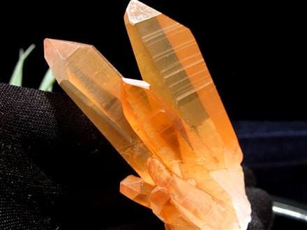 タンジェリンクォーツ 蜜柑水晶 原石 クラスター パワーストーン