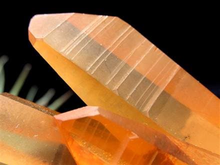 タンジェリンクォーツ 蜜柑水晶 原石 クラスター パワーストーン