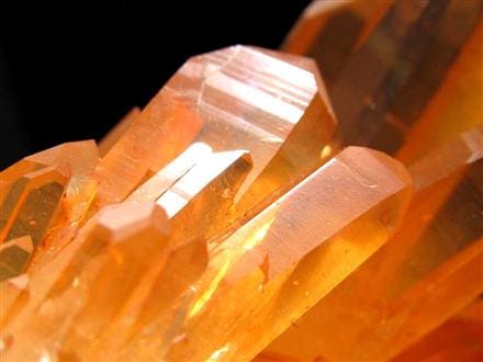 タンジェリンクォーツ 蜜柑水晶 原石 クラスター パワーストーン