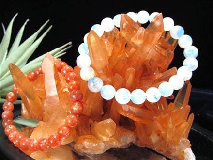 タンジェリンクォーツ 蜜柑水晶 原石 クラスター パワーストーン
