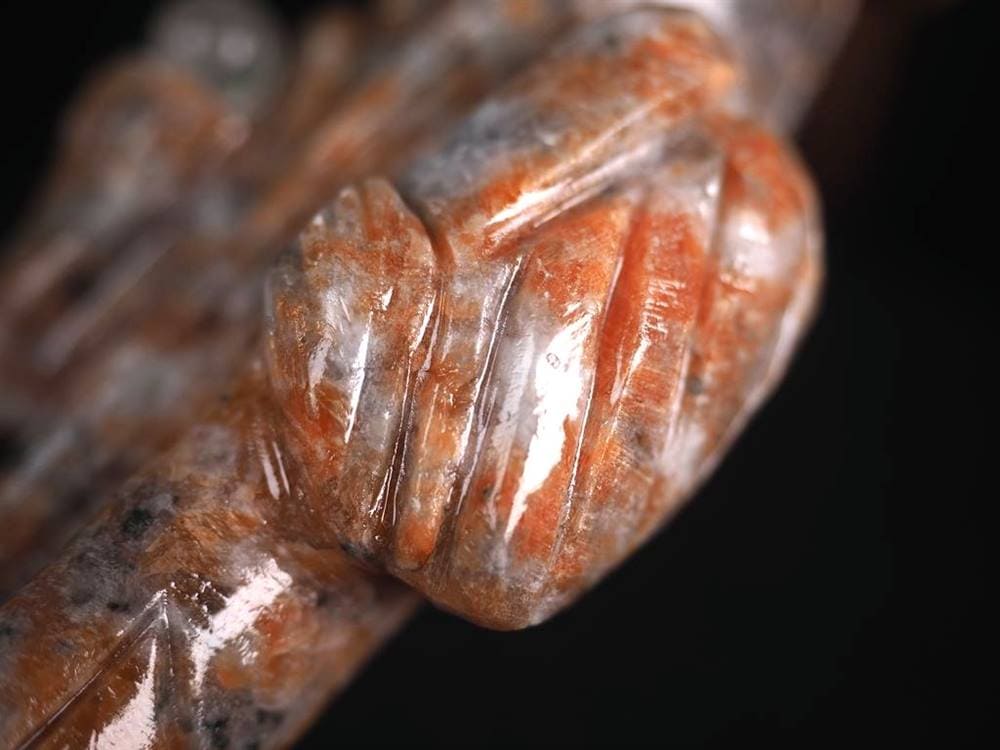 置物 彫刻 魔法使い ウィッチ 天然石