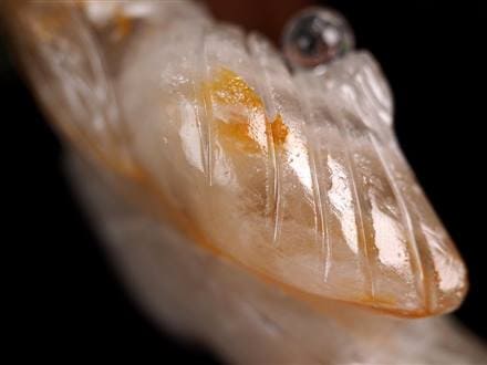 置物 彫刻 魔法使い ウィッチ 天然石
