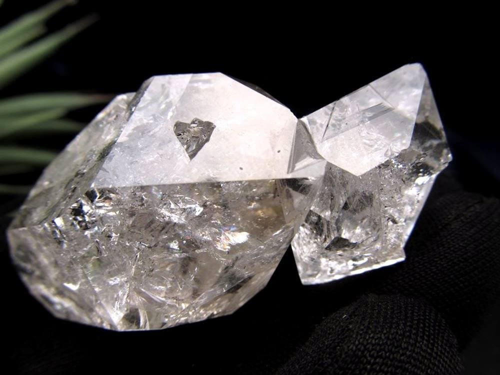 ハーキマーダイヤモンド ハーキマー水晶 結晶 ニューヨーク州ハーキマー地区産 ダイヤモンド