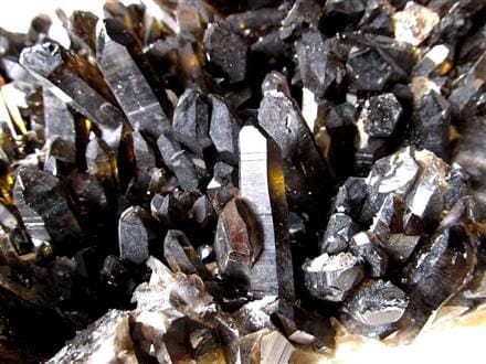 モリオン 黒水晶 原石 クラスター 山東省産