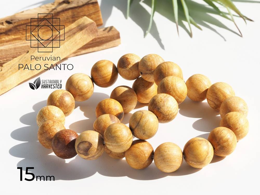 ペルー産パロサントブレスレット PaloSanto ビーズ