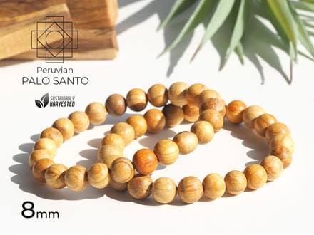 ペルー産パロサントブレスレット PaloSanto ビーズ