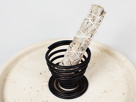 スパイラル ホルダー パロサント スティック セージバンドル