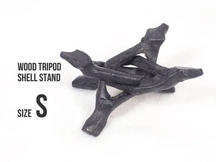 ウッドトライポッド シェルスタンド 三脚
