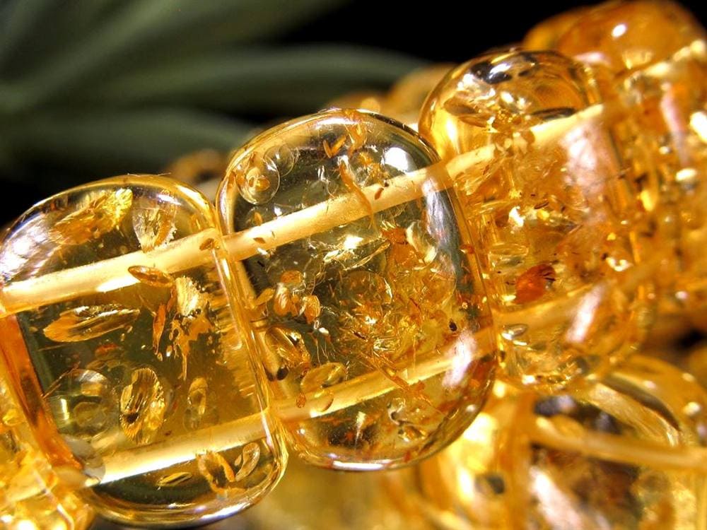 アンバー 琥珀 ブレスレット リトアニアアンバー バルト海産