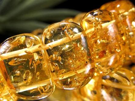 アンバー 琥珀 ブレスレット リトアニアアンバー バルト海産