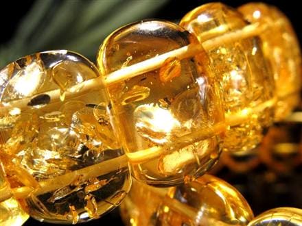 アンバー 琥珀 ブレスレット リトアニアアンバー バルト海産