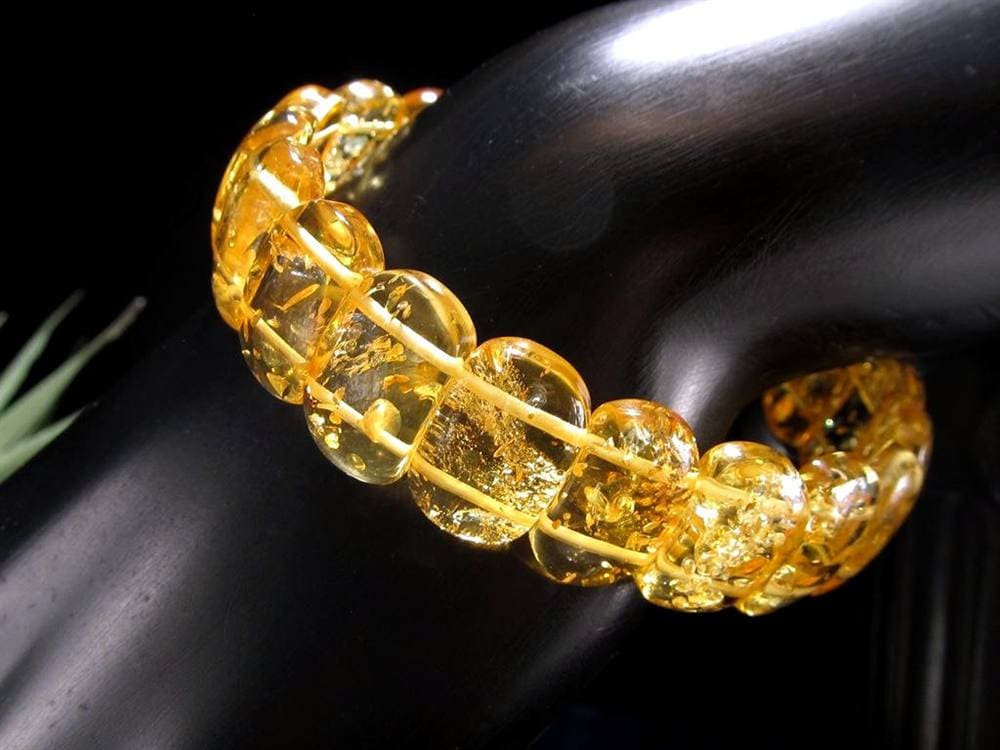 アンバー 琥珀 ブレスレット リトアニアアンバー バルト海産