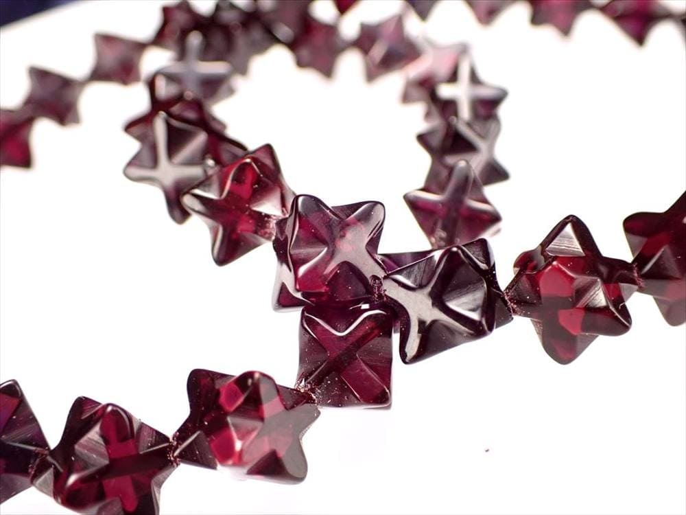 アンバー 琥珀 ブレスレット ガーネット マカバスター