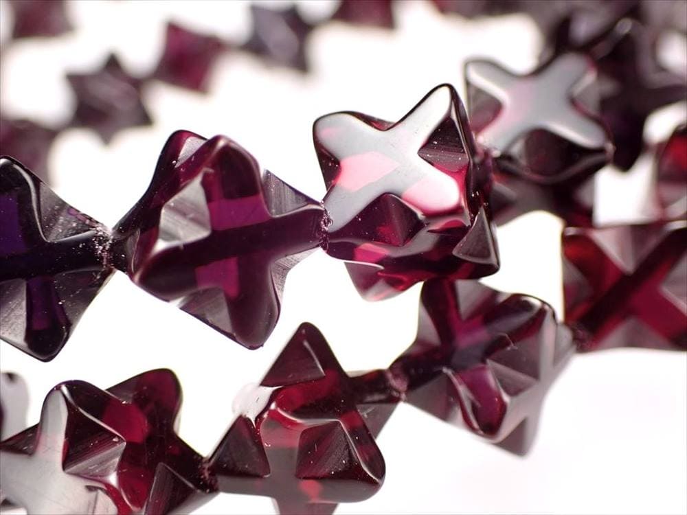 アンバー 琥珀 ブレスレット ガーネット マカバスター