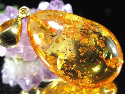 アンバー バルティックアンバー 琥珀 ペンダントトップ