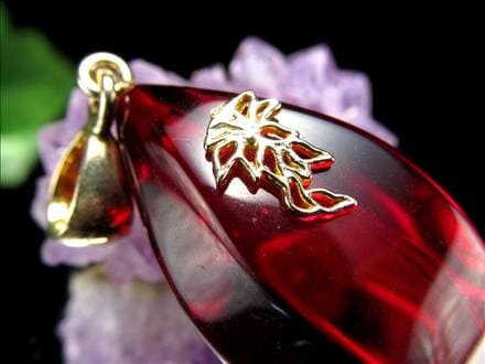 天然琥珀 アンバー ペンダント Silver925 バルト海産