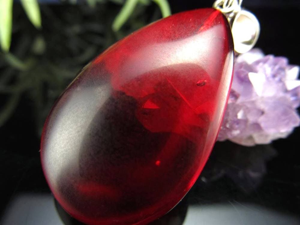 天然琥珀 グラデーションアンバー ペンダント Silver925 バルト海産