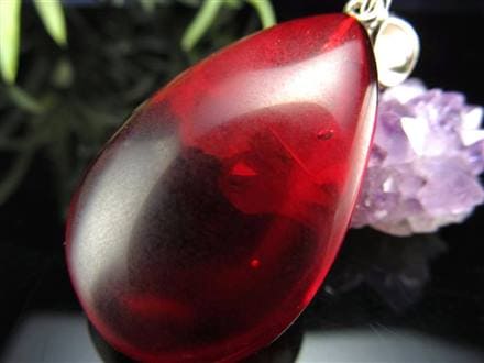 天然琥珀 グラデーションアンバー ペンダント Silver925 バルト海産