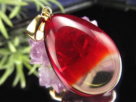 天然琥珀 アンバー ペンダント Silver925 バルト海産