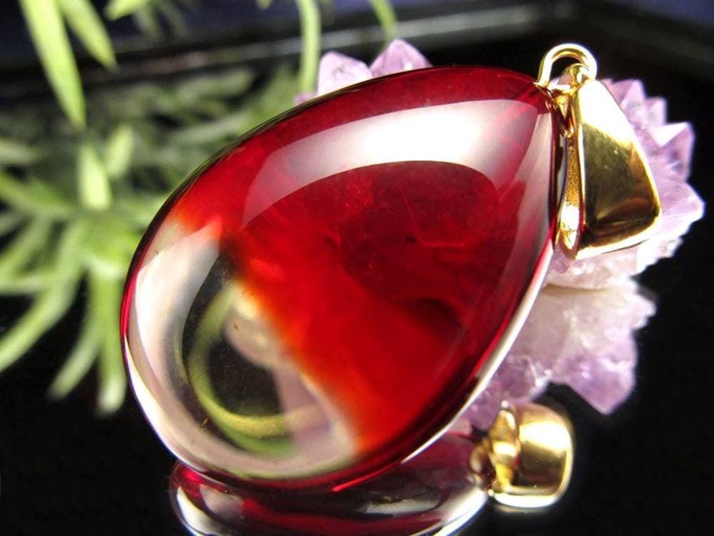 天然琥珀 アンバー ペンダント Silver925 バルト海産