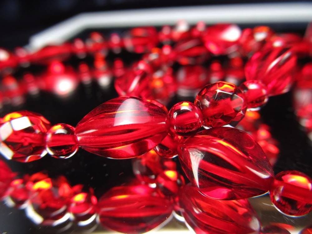 アンバー 琥珀 ブレスレット リトアニアアンバー バルト海産 レッドアンバー