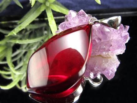 天然琥珀 アンバー ペンダント Silver925 バルト海産