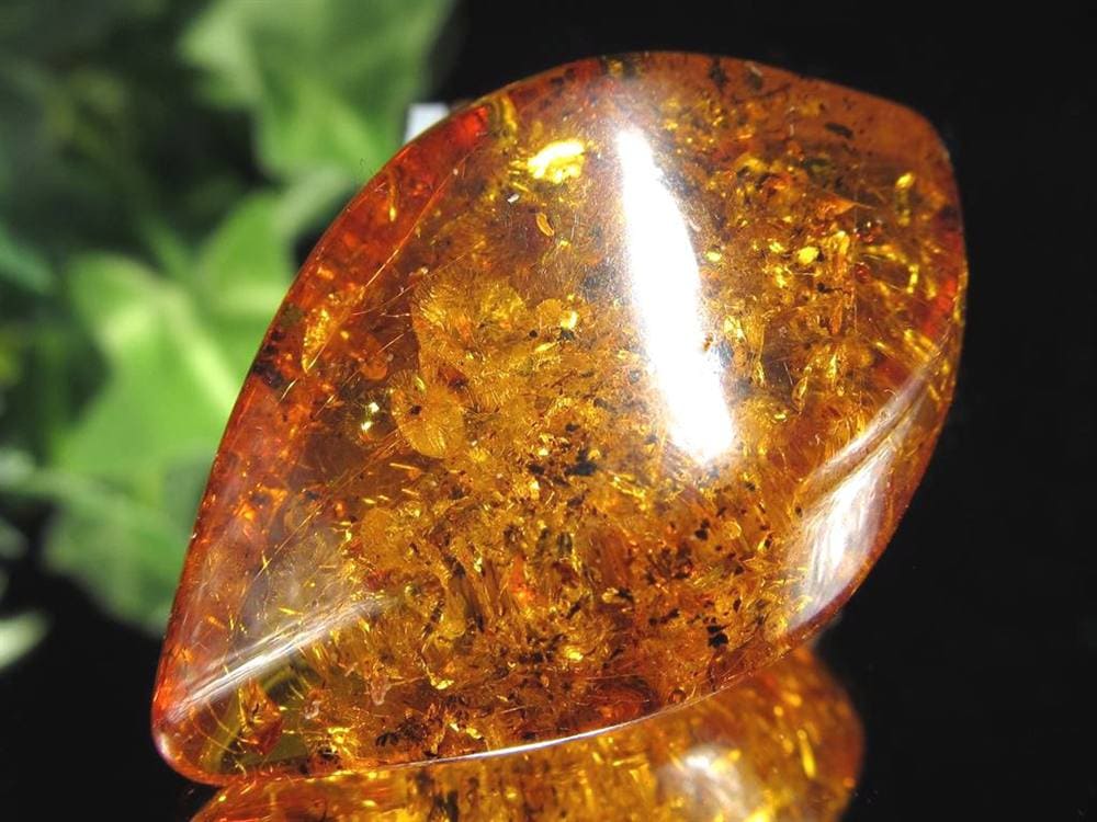 アンバー バルティックアンバー 琥珀 カボション タンブル