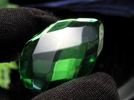 多面カット リトアニアアンバー グリーンアンバー タンブル カボション