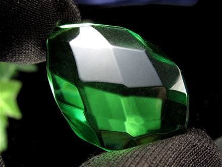 多面カット リトアニアアンバー グリーンアンバー タンブル カボション