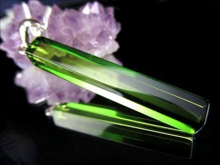 天然琥珀 グリーンアンバー ペンダント Silver925 バルト海産