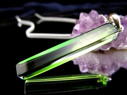 天然琥珀 グリーンアンバー ペンダント Silver925 バルト海産