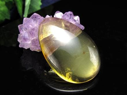 アンバー 琥珀 バルト海産 コハク カボション