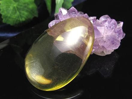 アンバー 琥珀 バルト海産 コハク カボション