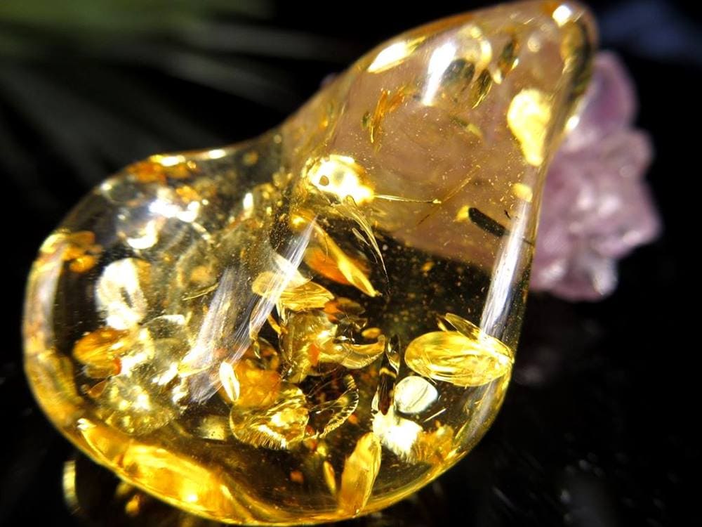 アンバー リトアニア バルティックアンバー 琥珀 ハニーアンバー