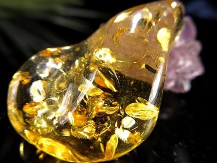アンバー リトアニア バルティックアンバー 琥珀 ハニーアンバー