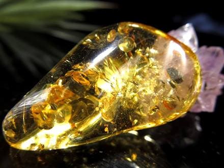 アンバー リトアニア バルティックアンバー 琥珀 ハニーアンバー